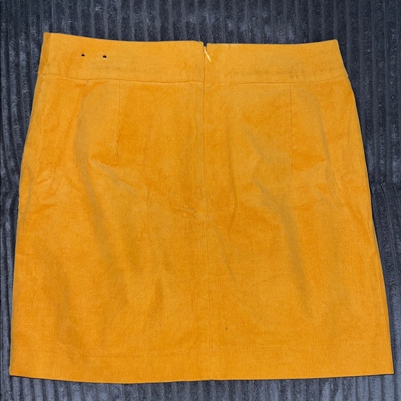 Banana Republic Corduroy Mini Skirt - Mustard - Picture 3 of 6
